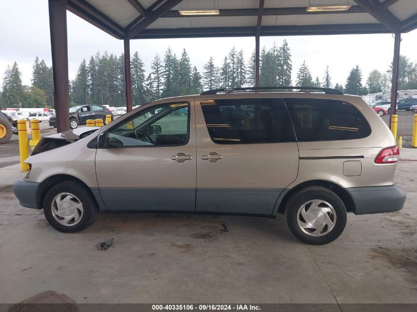 2001 Toyota Sienna Le/Xle VIN: 4T3ZF13C61U389497 Lot: 40335106