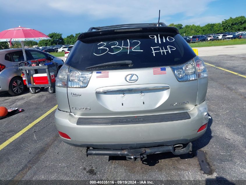 2008 Lexus Rx 350 VIN: 2T2HK31U08C093342 Lot: 40335116