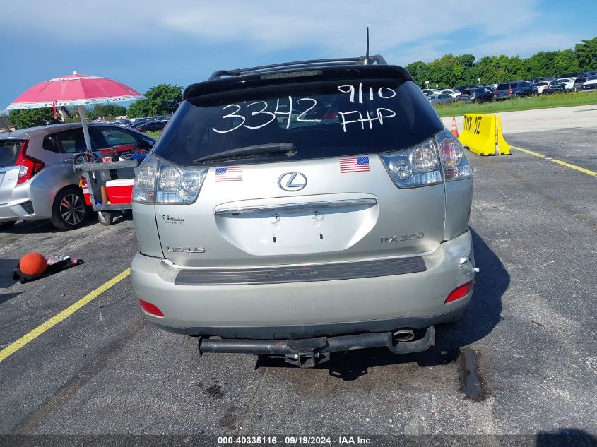 2008 Lexus Rx 350 VIN: 2T2HK31U08C093342 Lot: 40335116