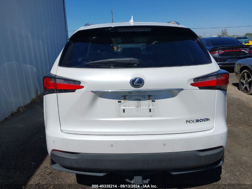 2016 Lexus Nx 300H VIN: JTJBJRBZXG2048879 Lot: 40335214