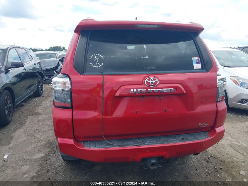 2016 Toyota 4Runner Sr5 VIN: JTEZU5JR7G5130839 Lot: 40335221