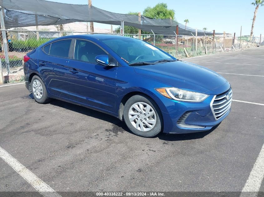 5NPD74LFXHH205389 2017 HYUNDAI ELANTRA - Image 1