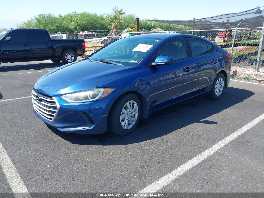 5NPD74LFXHH205389 2017 HYUNDAI ELANTRA - Image 2