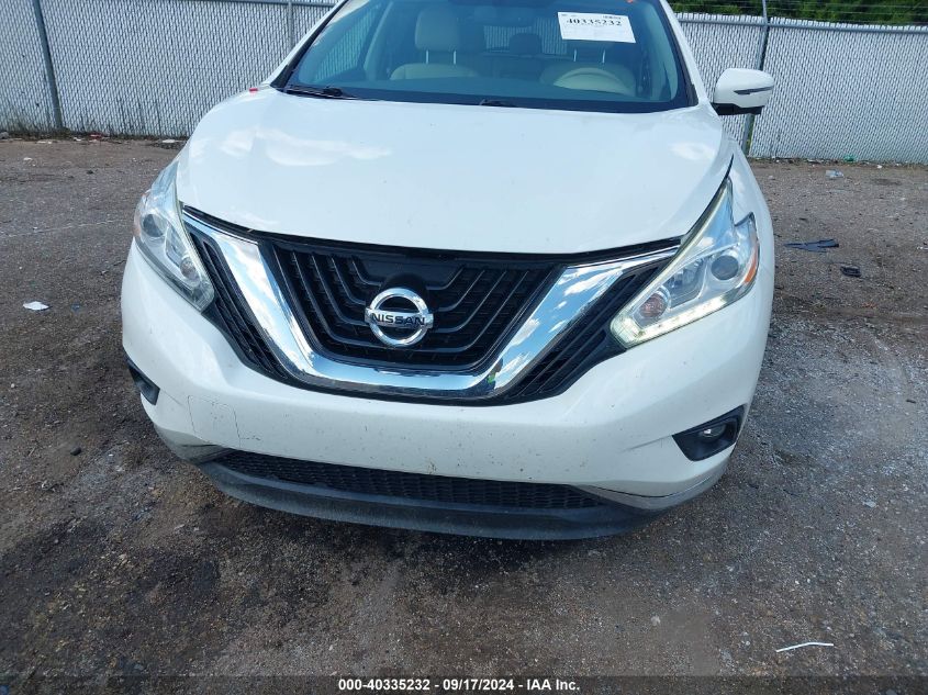 5N1AZ2MG8GN134874 2016 Nissan Murano Sl