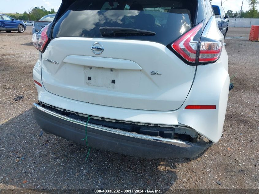 5N1AZ2MG8GN134874 2016 Nissan Murano Sl