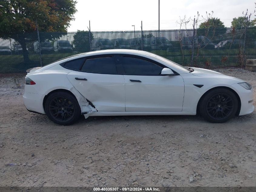 2021 Tesla Model S Long Range Dual Motor All-Wheel Drive VIN: 5YJSA1E57MF441583 Lot: 40335307