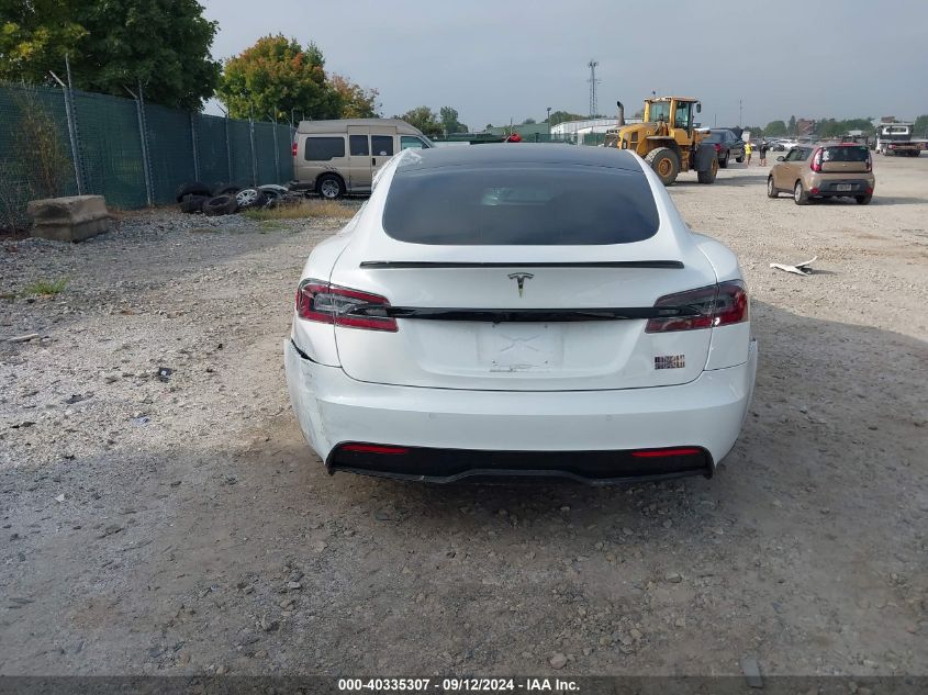 2021 Tesla Model S Long Range Dual Motor All-Wheel Drive VIN: 5YJSA1E57MF441583 Lot: 40335307