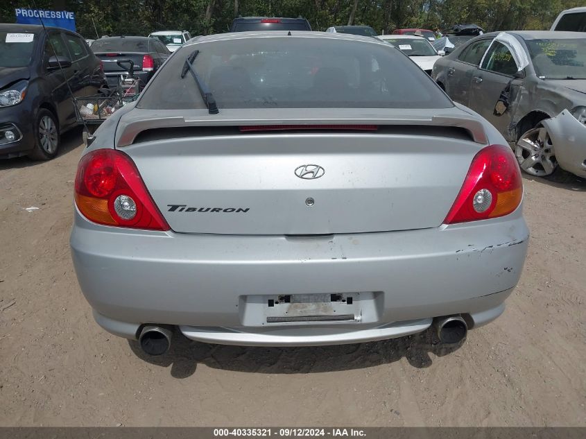 2004 Hyundai Tiburon VIN: KMHHM65D94U105121 Lot: 40335321