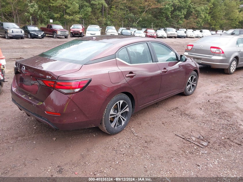 VIN 3N1AB8CV1PY317017 2023 NISSAN SENTRA SV XTRONIC CVT