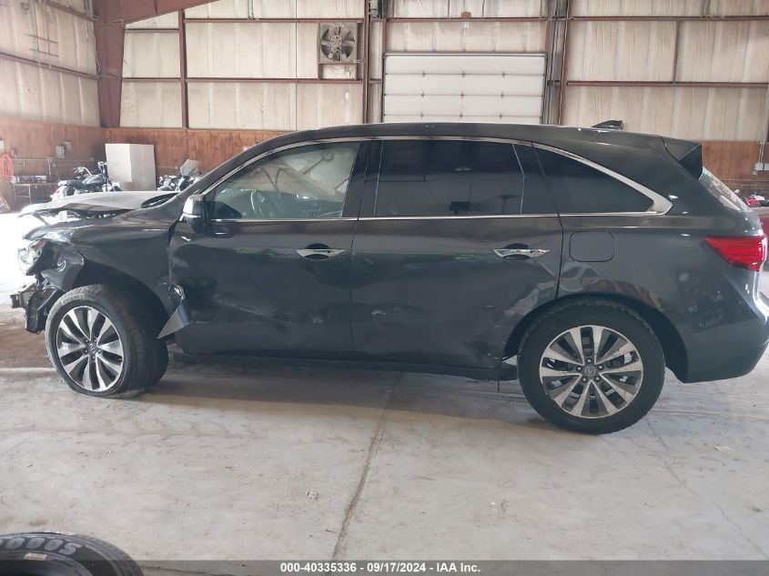 2014 Acura Mdx Technology Package VIN: 5FRYD4H49EB003962 Lot: 40335336