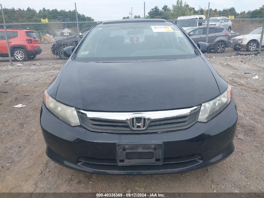 2HGFB2F92CH552509 2012 Honda Civic Ex-L