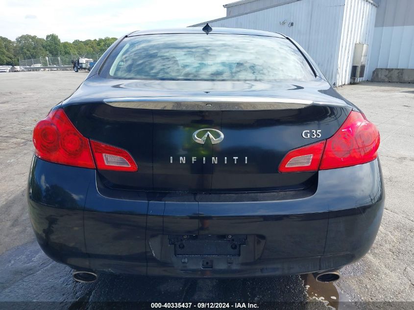 2007 Infiniti G35 Journey VIN: JNKBV61E37M727142 Lot: 40335437