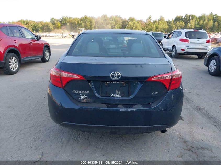 2019 Toyota Corolla Le VIN: 2T1BURHE3KC141929 Lot: 40335486