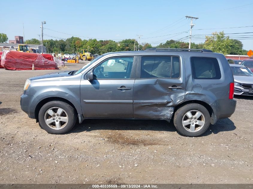 2011 Honda Pilot Ex-L VIN: 5FNYF4H5XBB021676 Lot: 40335559