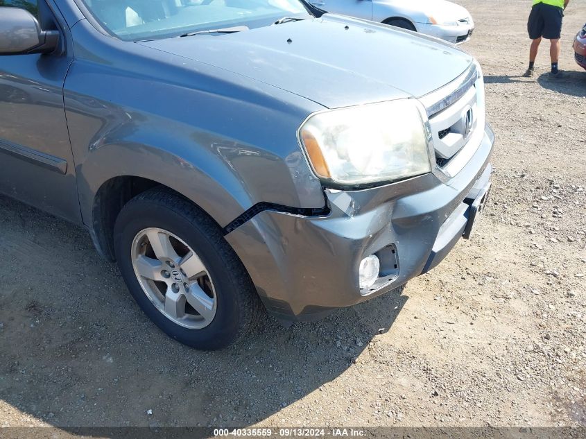 2011 Honda Pilot Ex-L VIN: 5FNYF4H5XBB021676 Lot: 40335559