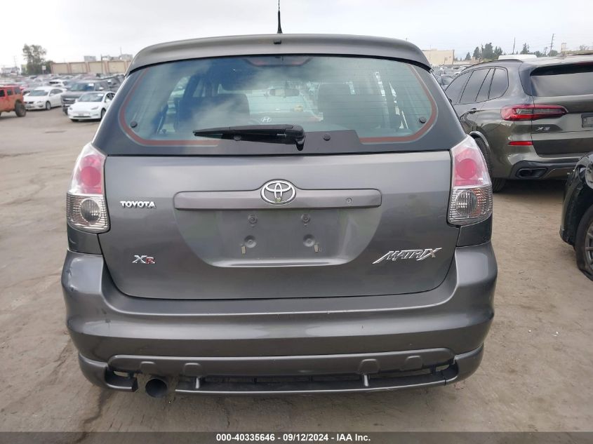 2008 Toyota Matrix Xr VIN: 2T1KR32EX8C706578 Lot: 40335646