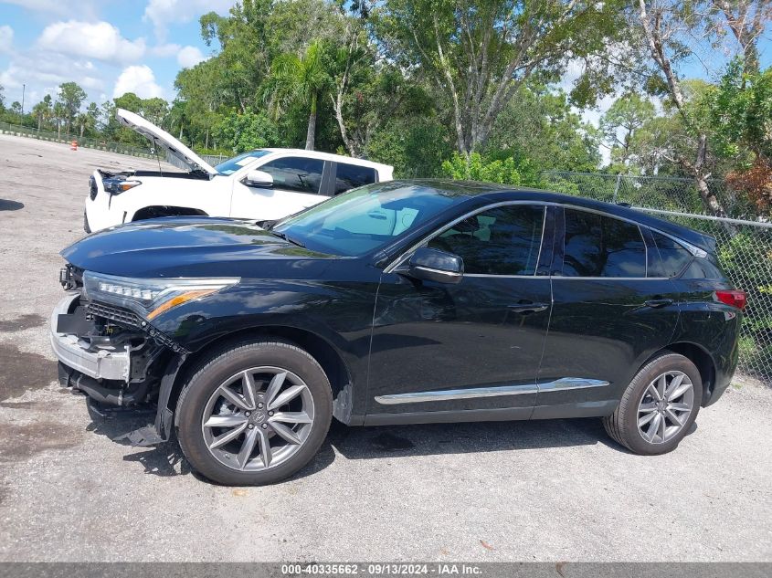 2020 Acura Rdx Technology VIN: 5J8TC1H52LL006722 Lot: 40335662