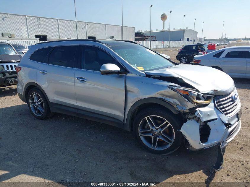 2017 Hyundai Santa Fe Se Ultimate VIN: KM8SR4HF1HU241645 Lot: 40335681