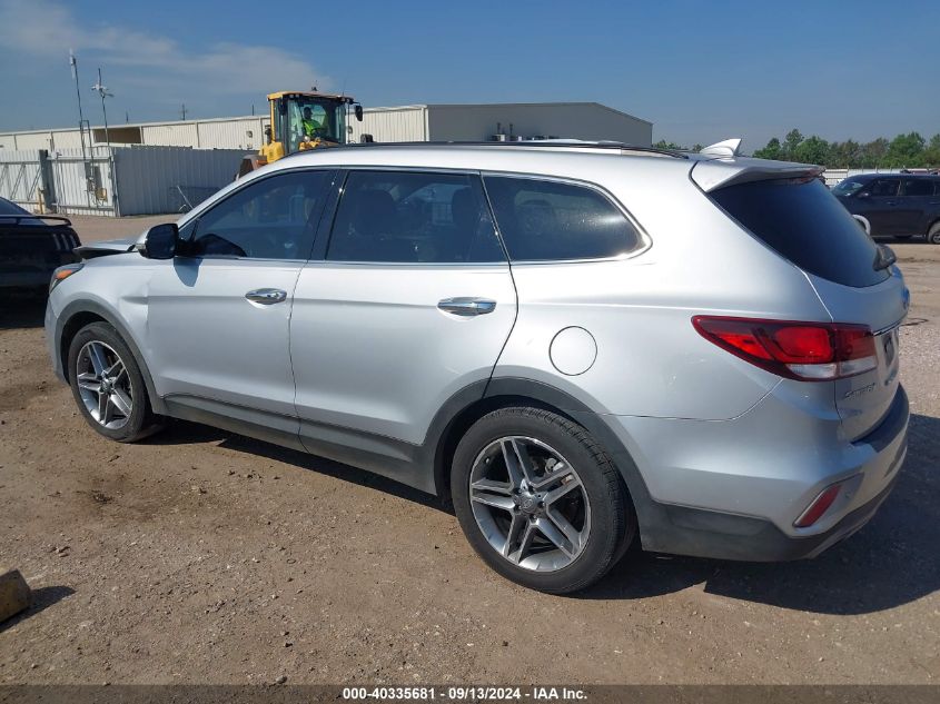 2017 Hyundai Santa Fe Se Ultimate VIN: KM8SR4HF1HU241645 Lot: 40335681