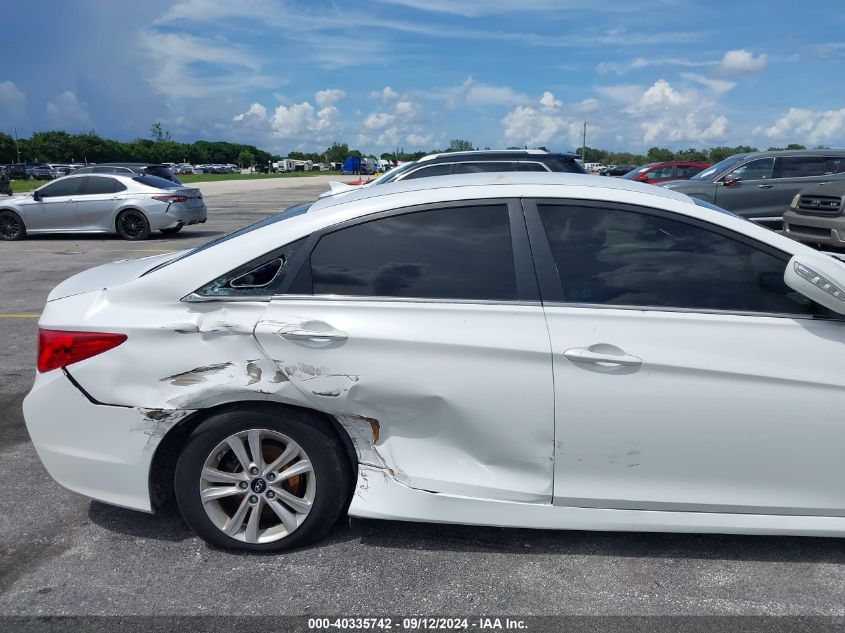 2014 Hyundai Sonata Gls VIN: 5NPEB4AC3EH858288 Lot: 40335742