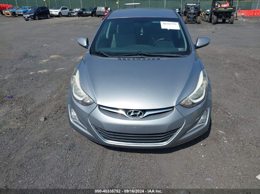 2015 Hyundai Elantra Se VIN: KMHDH4AE4FU277727 Lot: 40335752