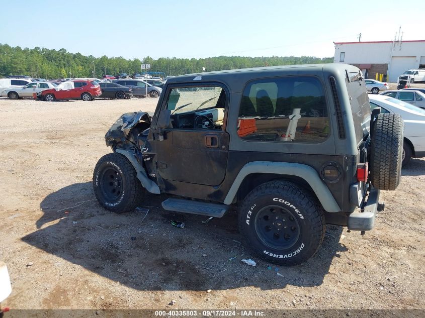 2001 Jeep Wrangler Sport VIN: 1J4FA49S31P315896 Lot: 40335803