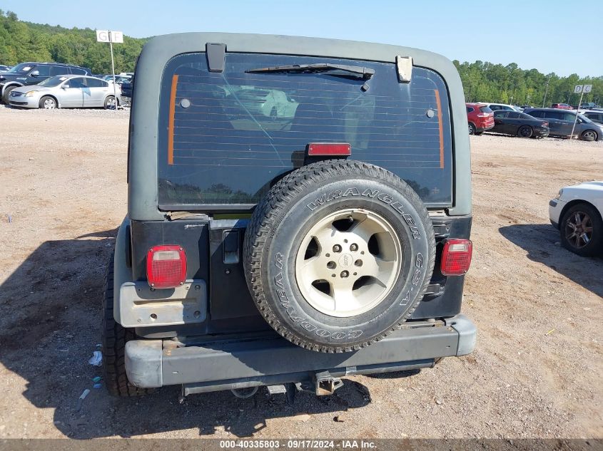 2001 Jeep Wrangler Sport VIN: 1J4FA49S31P315896 Lot: 40335803