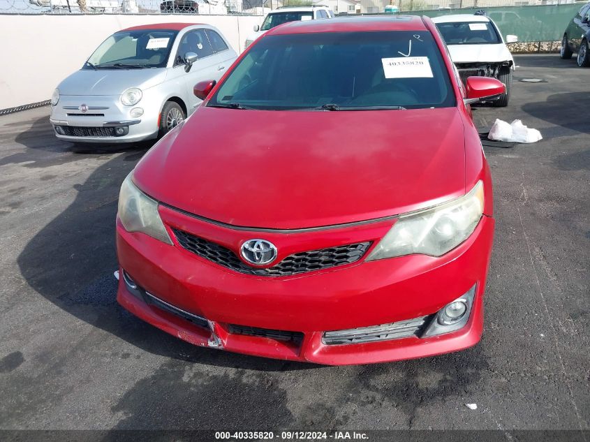 2012 Toyota Camry Se VIN: 4T1BF1FK9CU573641 Lot: 40335820