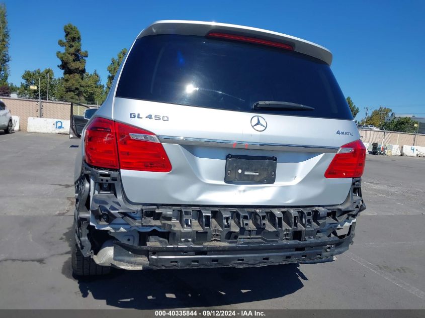 2015 Mercedes-Benz Gl 450 4Matic VIN: 4JGDF6EE0FA607649 Lot: 40335844