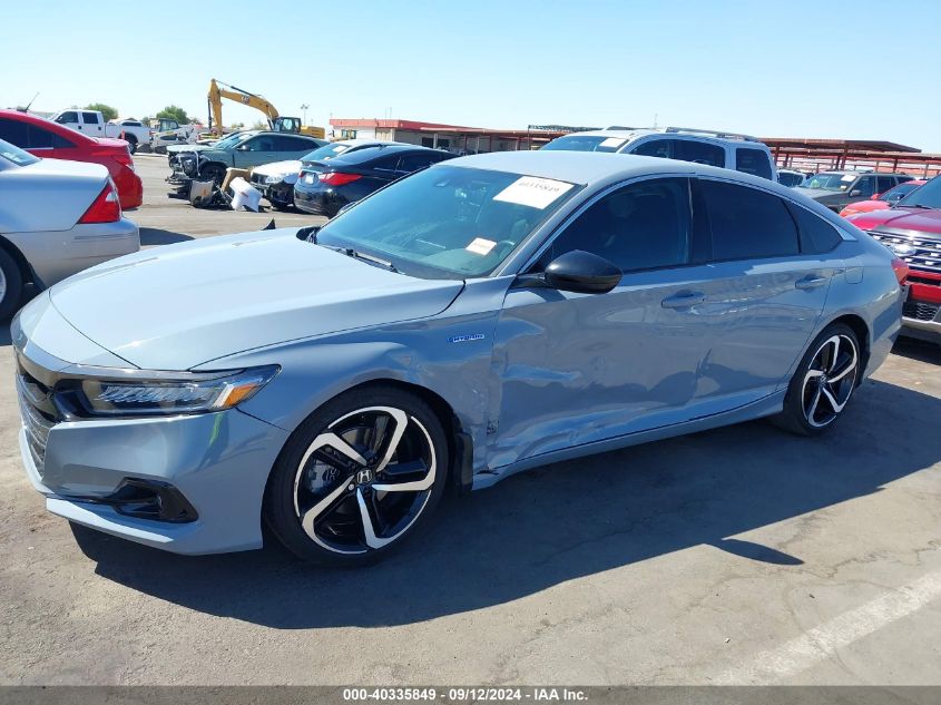 2022 Honda Accord Hybrid Sport VIN: 1HGCV3F20NA040333 Lot: 40335849