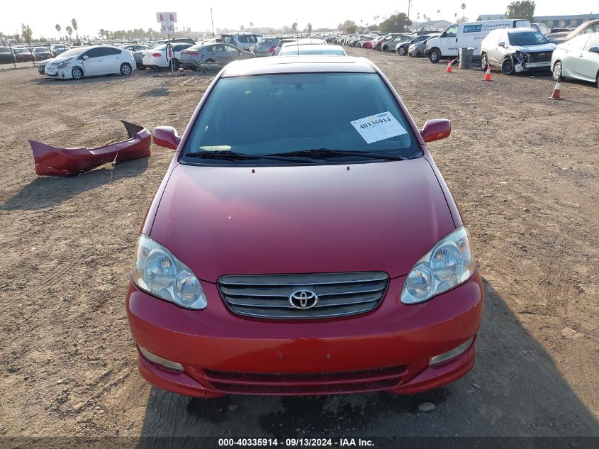 2004 Toyota Corolla S VIN: 1NXBR32E54Z298323 Lot: 40335914