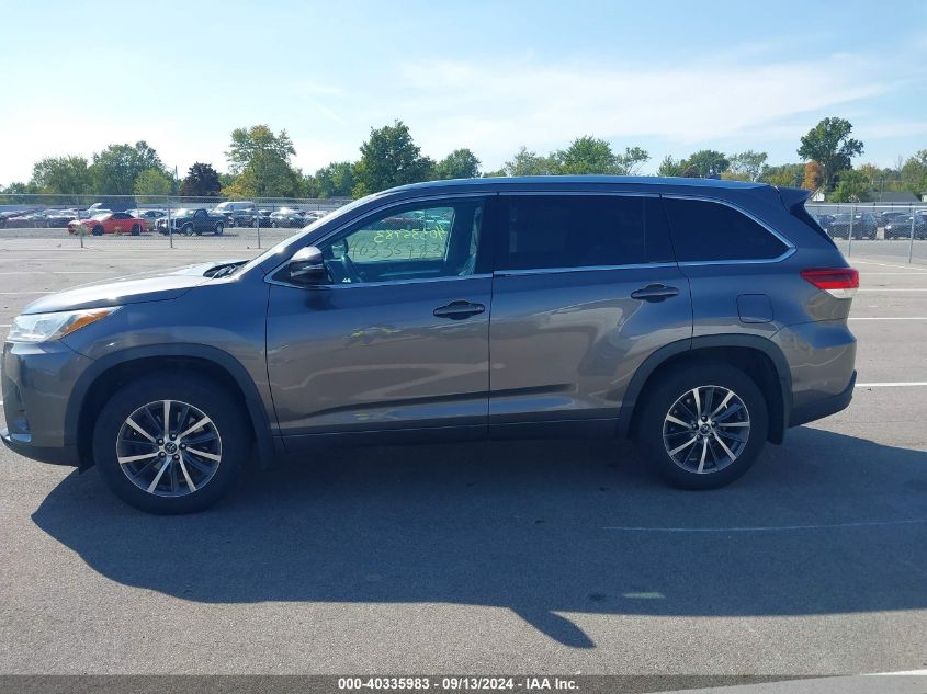 2018 Toyota Highlander Xle VIN: 5TDJZRFH4JS863247 Lot: 40335983