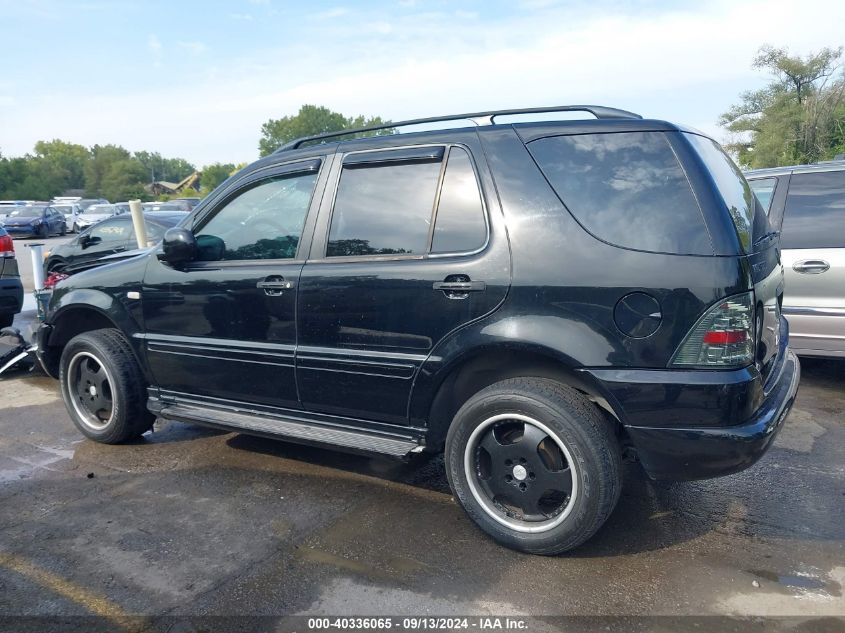 2000 Mercedes-Benz Ml 320 320 VIN: 4JGAB54E2YA172355 Lot: 40336065