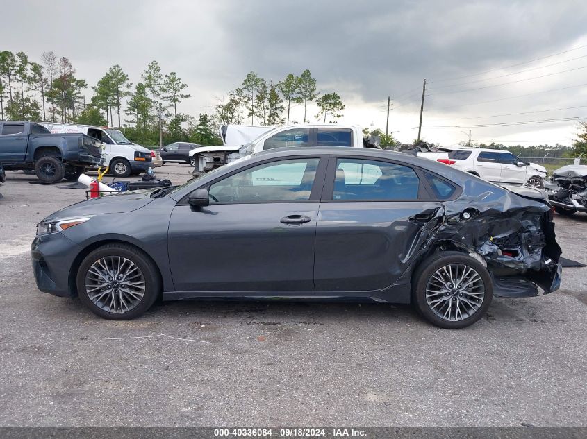 2022 Kia Forte Gt-Line VIN: 3KPF54AD2NE489083 Lot: 40336084