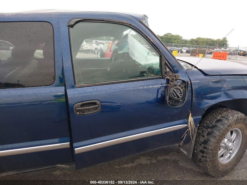 2001 GMC Sierra 1500 Sle VIN: 1GTEK19T11E203163 Lot: 40336152