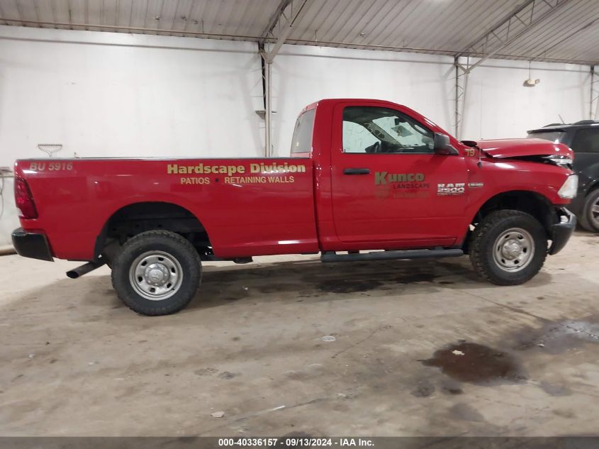 2017 Ram 2500 Tradesman Regular Cab 4X4 8' Box VIN: 3C6MR5AJ9HG530753 Lot: 40336157