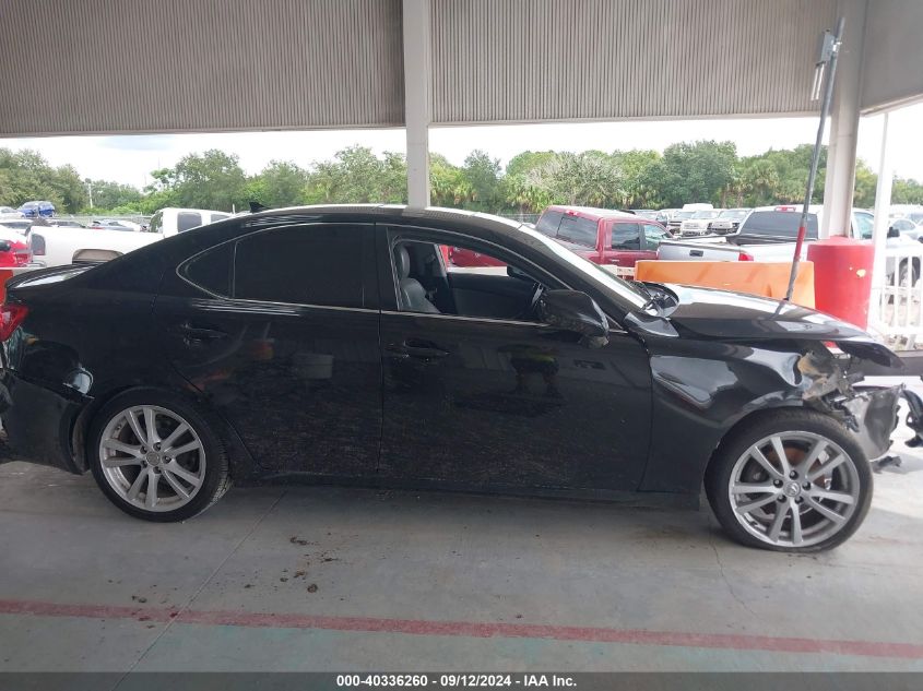 2007 Lexus Is 250 VIN: JTHBK262272027494 Lot: 40336260