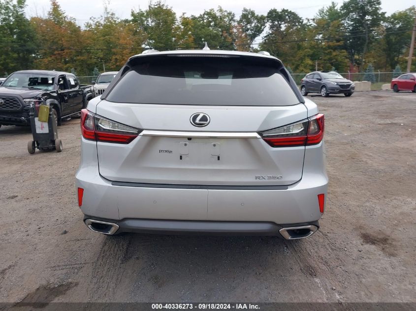 2016 Lexus Rx 350/Base/F Sport VIN: 2T2BZMCA6GC042209 Lot: 40336273