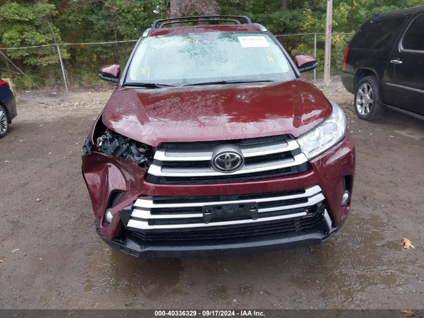 5TDJZRFHXKS951110 2019 Toyota Highlander Xle