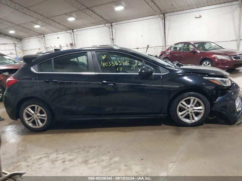 2017 Chevrolet Cruze Lt VIN: 3G1BE6SM2HS601100 Lot: 40336345