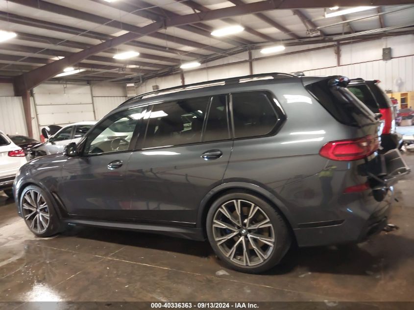 2022 BMW X7 M50I VIN: 5UXCX6C01N9K96364 Lot: 40336363