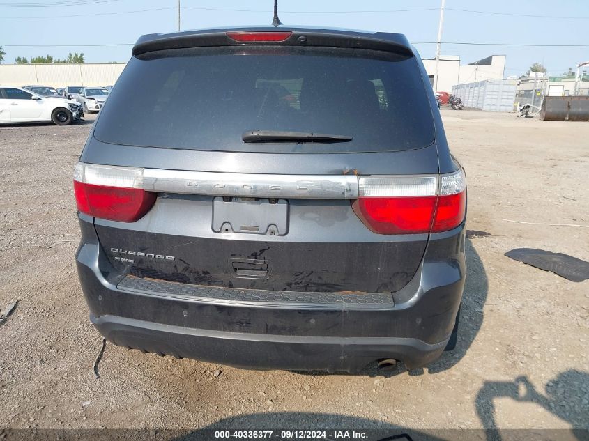 2013 Dodge Durango Sxt VIN: 1C4RDJAG2DC654161 Lot: 40336377