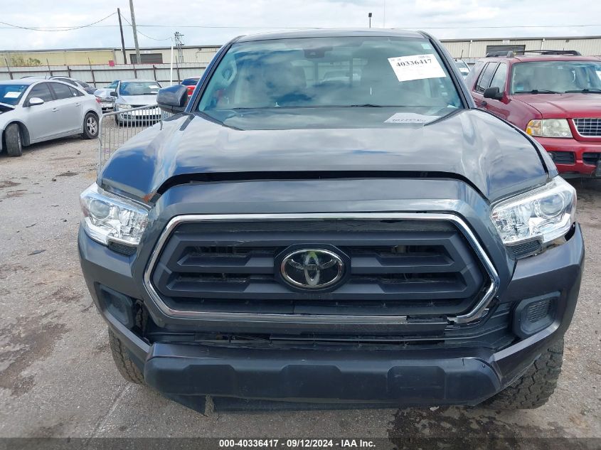 2021 Toyota Tacoma Sr V6 VIN: 5TFCZ5AN0MX255299 Lot: 40336417