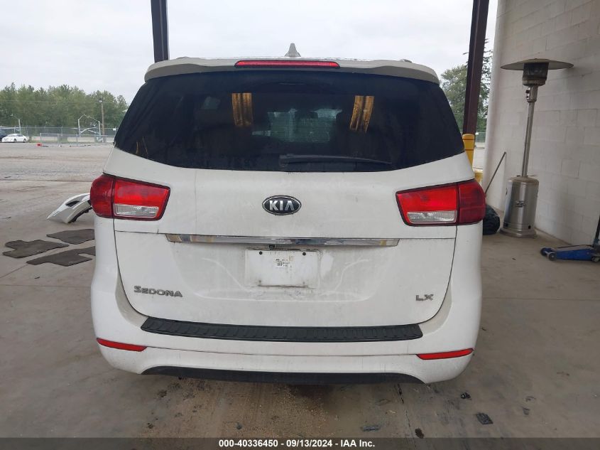 2015 Kia Sedona Lx VIN: KNDMB5C18F6060675 Lot: 40336450