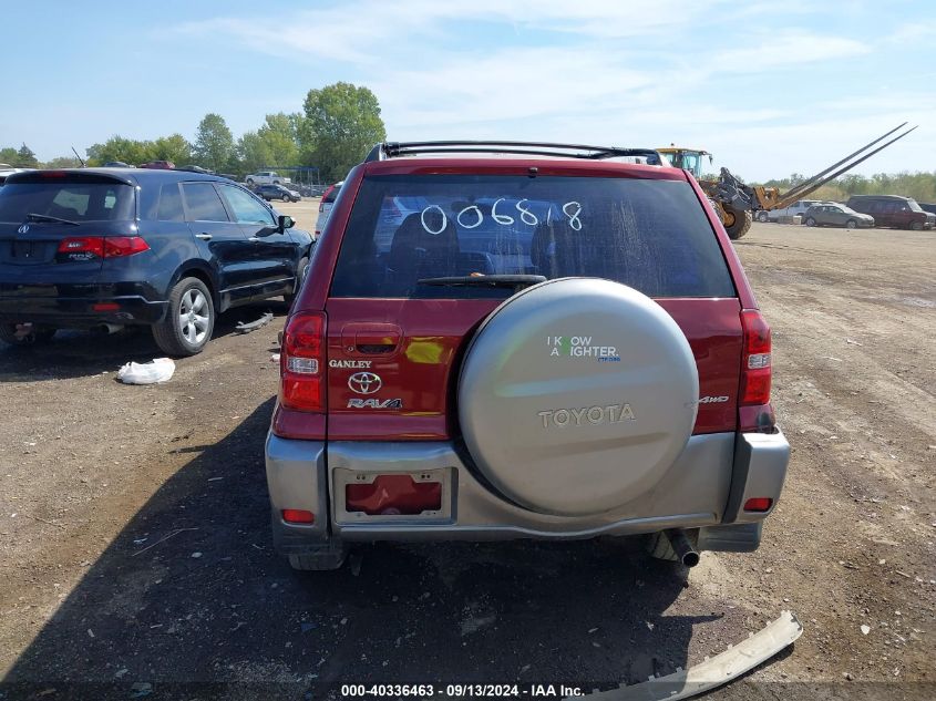 2004 Toyota Rav4 VIN: JTEHD20V240006818 Lot: 40336463