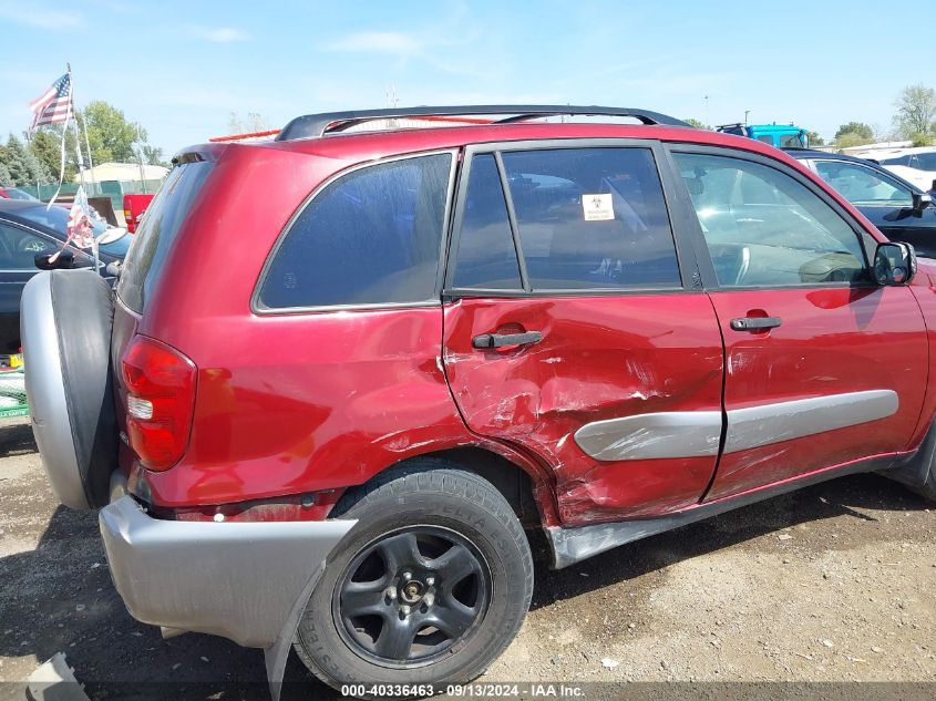 2004 Toyota Rav4 VIN: JTEHD20V240006818 Lot: 40336463