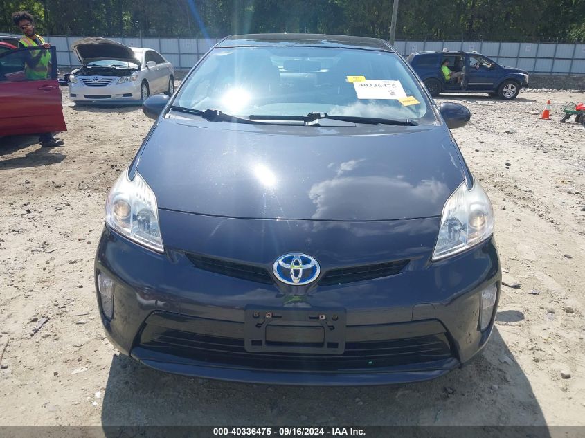 2012 Toyota Prius Three VIN: JTDKN3DU3C5404684 Lot: 40336475