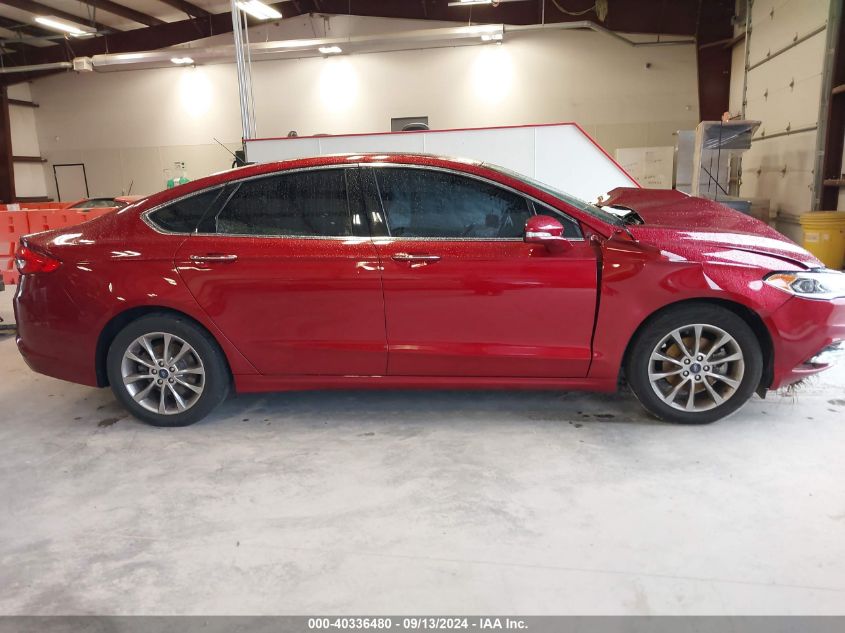 2017 Ford Fusion Se VIN: 3FA6P0HD8HR348286 Lot: 40336480