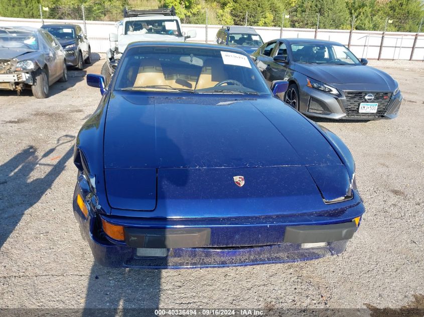 1986 Porsche 944 VIN: WP0AA0948GN459796 Lot: 40336494