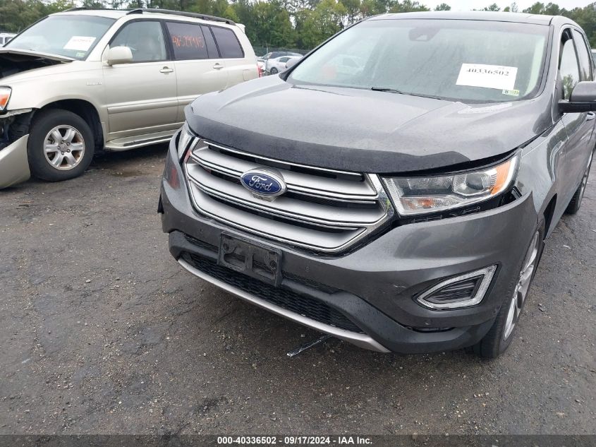 2015 Ford Edge Titanium VIN: 2FMPK4K8XFBB71179 Lot: 40336502